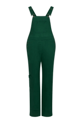 LENI - Cotton Dungarees Forset Green